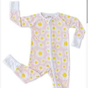 Little Sleepies Daisies Zip Up Pajamas